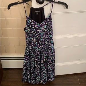 Express floral tank dress.